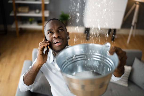Water damage restoration process in GA
